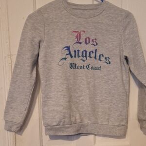 Primark Gray Sweatshirt with Los Angeles Design